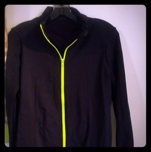 Zensah running jacket black